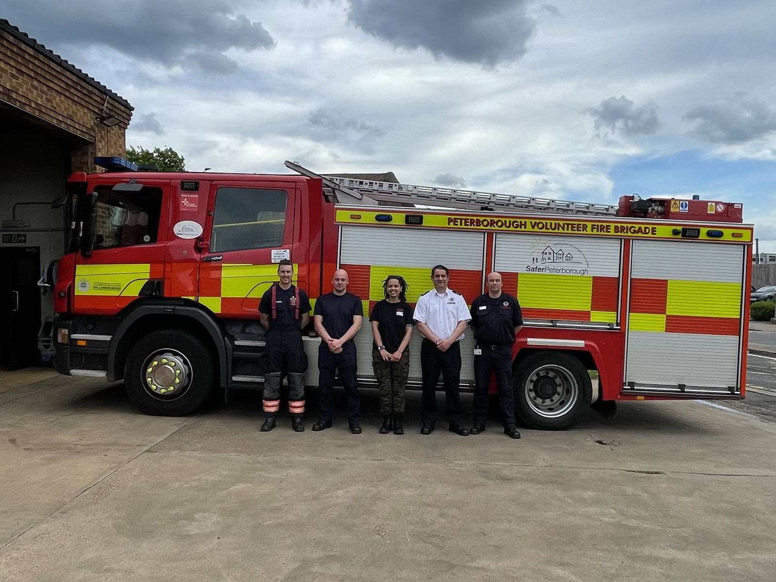 Peterborough Volunteer Fire Station (and Sam)